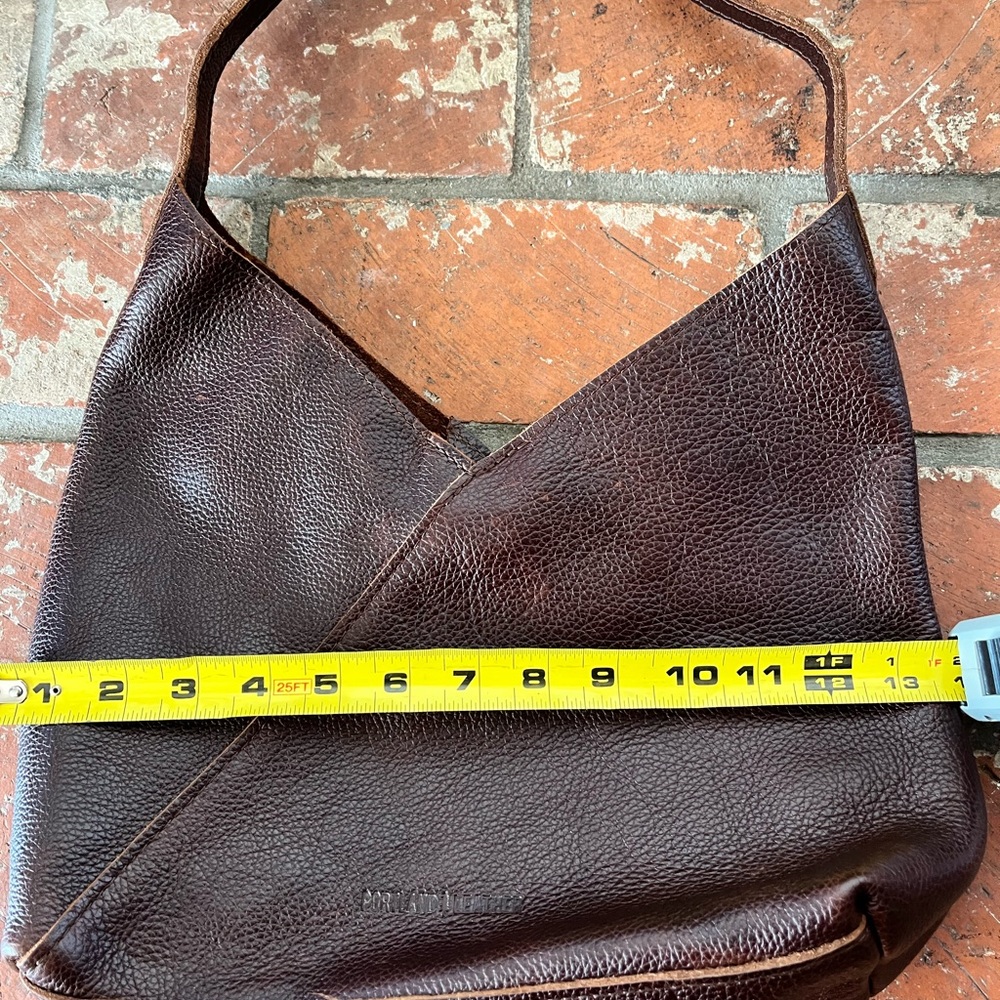 Portland Leather Dark Brown Shoulder Bag